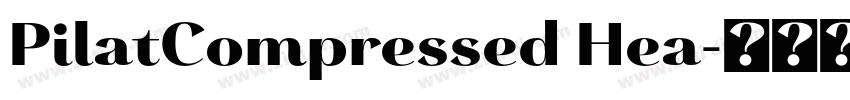 PilatCompressed Hea字体转换 PilatCompressed Hea字体转换